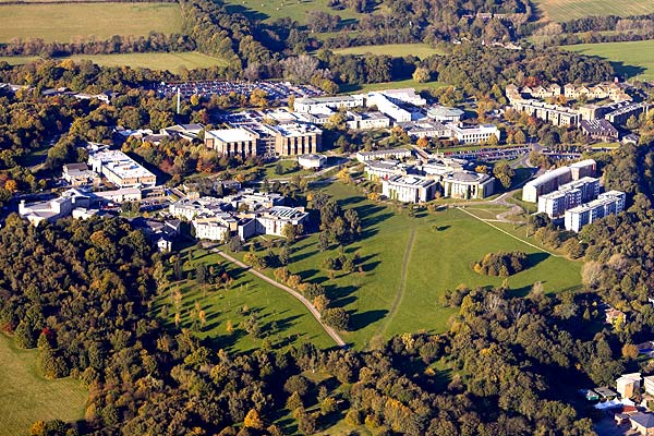 aerial photograph - University Of Kent