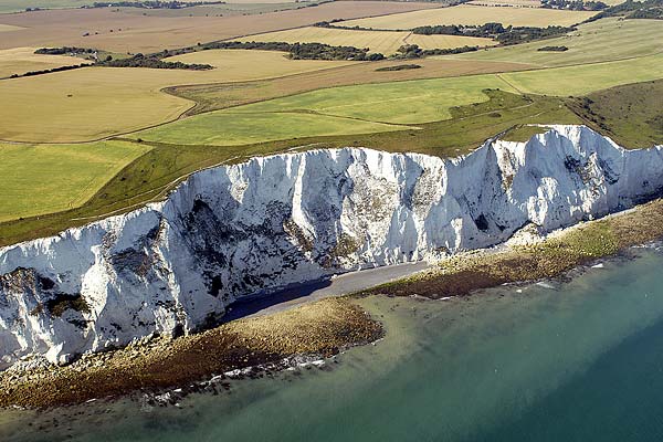 aerial photo of The White Cliffs Of Dover in Kent