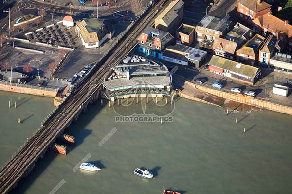 aerial view of Rocksalt Restaurant in Folkestone