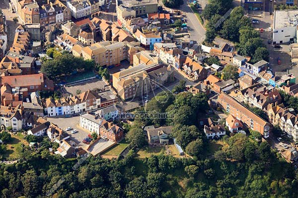 aerial photo of The Bayle, Folkestone