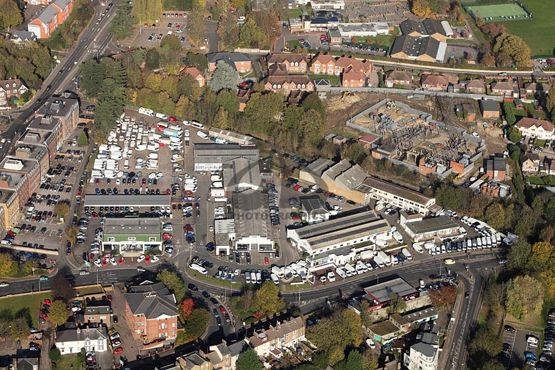 aerial photo of Haynes Garage, Maidstone
