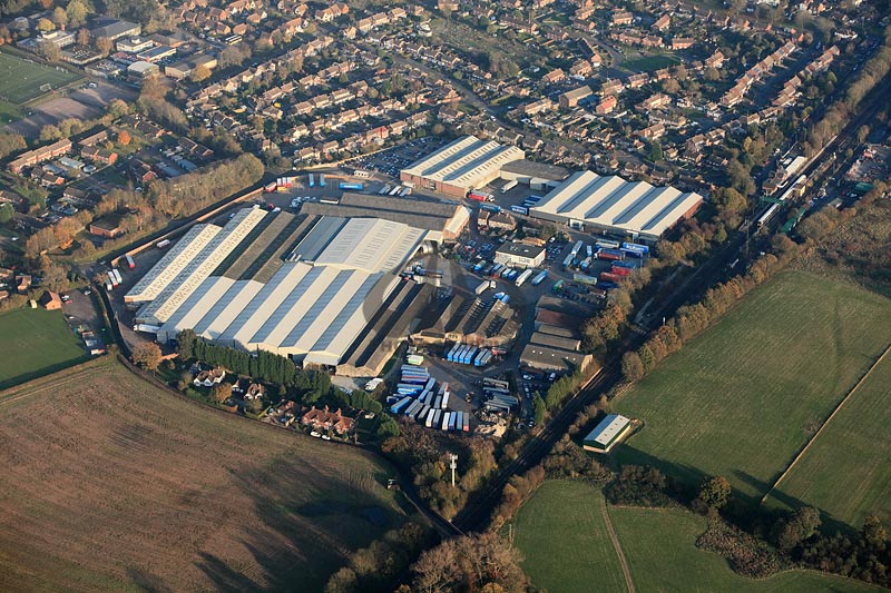 aerial photograph of Marley site, Lenham, near Maidstone, Kent