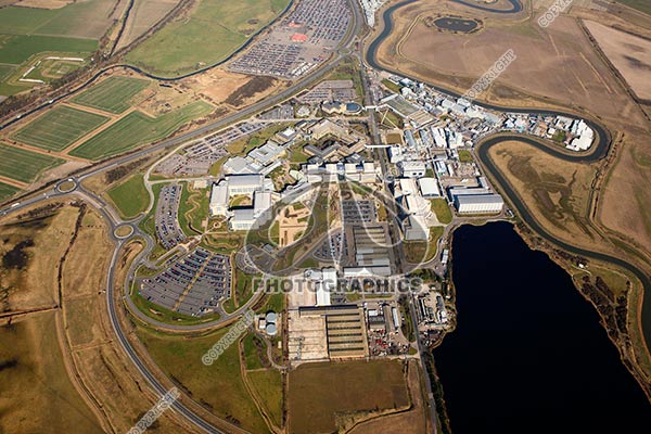 aerial photo of Pfizer site