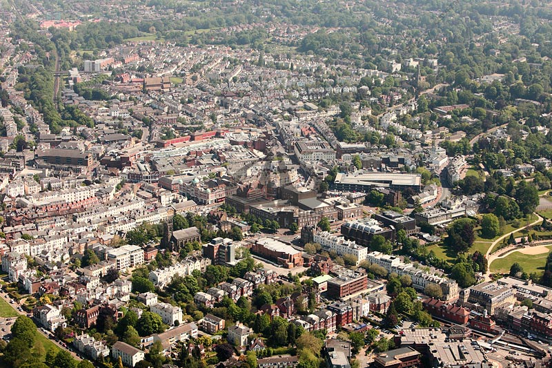 aerial photograph of Tunbridge Wells