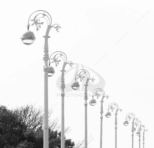 The Leas lamp posts