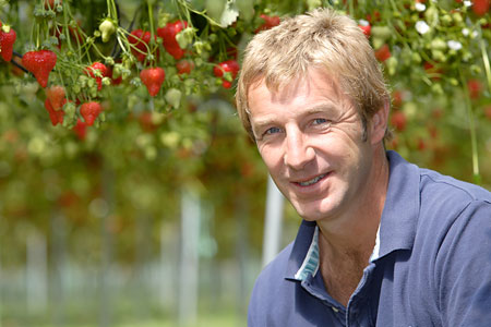 Portrait of a fruit farmer in Kent